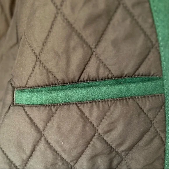 MEN’S LEVI’S SILVERTAB BAGGY BOMBER JACKET GREEN AND WHITE - Picture 11 of 12